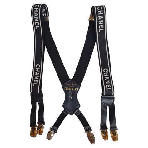 women's chanel suspenders|saks chanel suspenders.